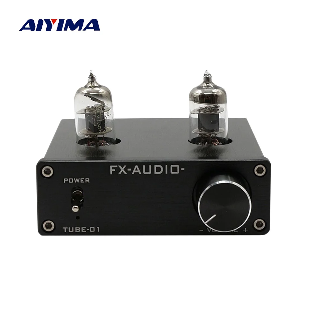 

Aiyima 6JI Tube Amplifier Preamp Fever Tube Preamplifier HiFi Bile Preamp 6J1 Amplifier AMP DC12V DIY Sound System Home Theater