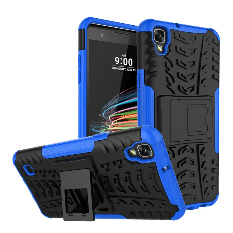 blue 530 630 сверхмощный силиконовый бронированный чехол для htc Desire 530 630 5,0 дюймов подставка гибридный жесткий чехол амортизирующие чехлы для телефонов - Цвет: blue