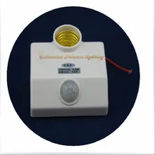 Коридор Тела Индукционные Лампы E27 держатель, лампа держатель 220 v пассивный инфракрасный датчик