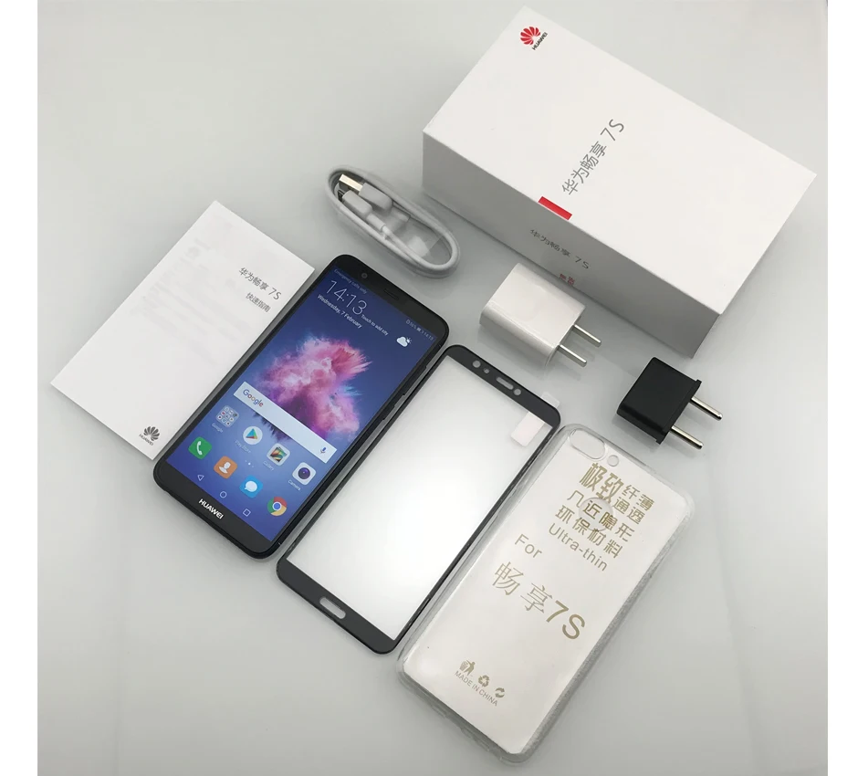 

International Firmware HuaWei Enjoy 7S P Smart Cell Phone Octa Core Android 8.0 5.65" 2160X1080 4GB RAM 64GB ROM Fingerprint