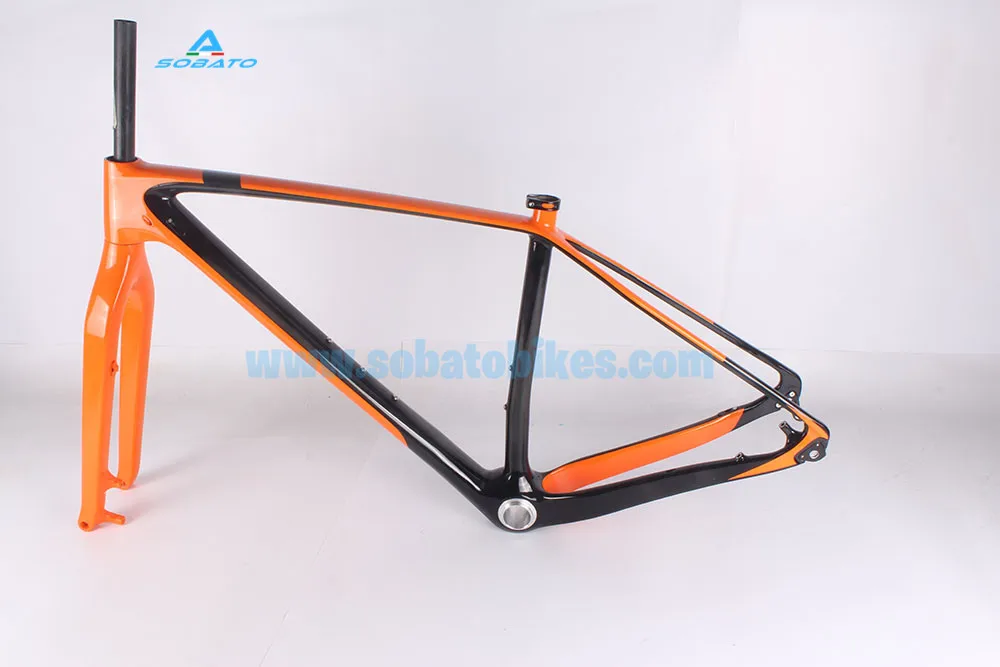

Full Carbon UD Matt Mountain Bicycle Frame 29ER MTB Bike BSA Disc Headset Frame with fork
