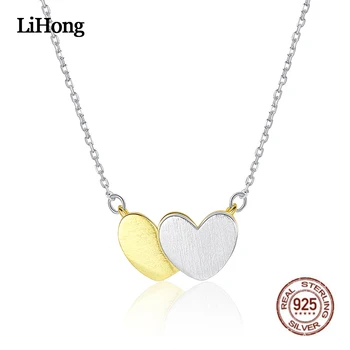 

Sterling Silver Heart Pendant Necklace New Simple S925 Trend Fashion Wild Clavicle Chain Engagement Wedding Jewelry Necklace
