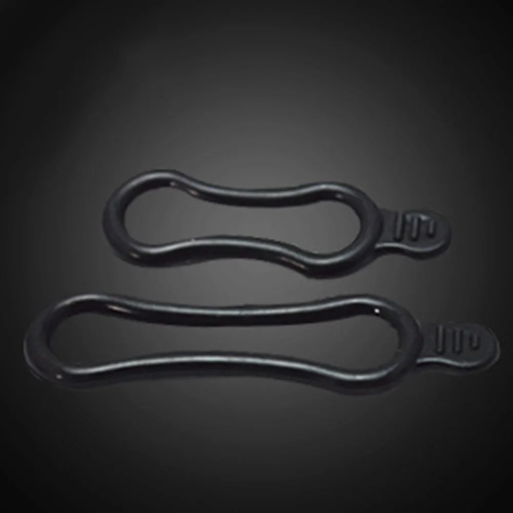 Cheap Wholesale silicone O-ring apron accessories Rubber Ring Band Holder For mountain Bike LED Headlight Headlamp 2pcs 5