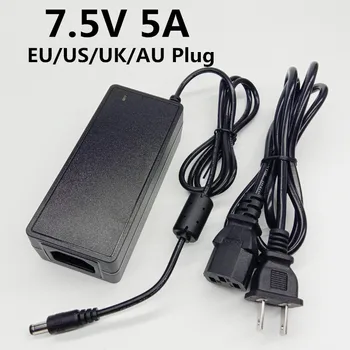 

7.5V 5A AC/DC Adaptor Universal Power Adapter 7.5 volt Power Supply switching adaptor 7.5V5A EU US UK AU plug cable 5.5mm*2.1mm