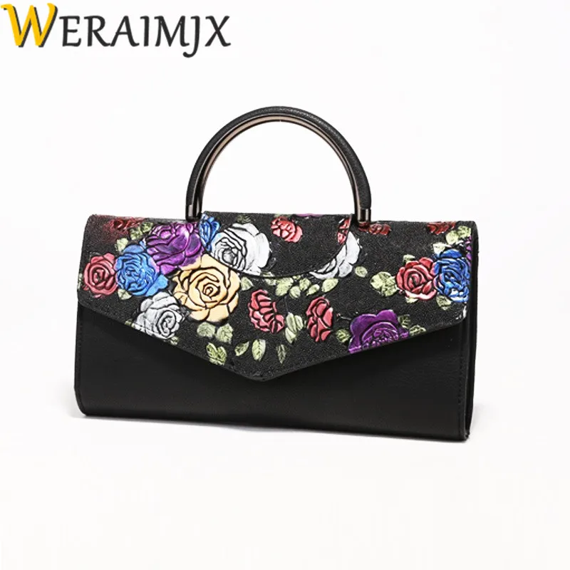

WERAIMJX Women Shoulder Bags Newest GoldRose Handbags High Quality PU Leather Messenger Bag Crossbody for Ladies Evening MJ298
