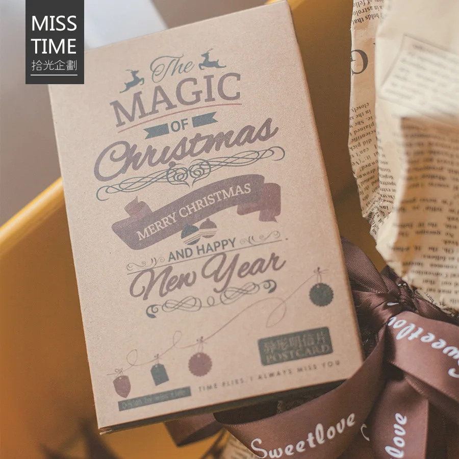 

30Sheets/Set 2019 New Merry Christmas Postcard /Greeting Card/wish Card