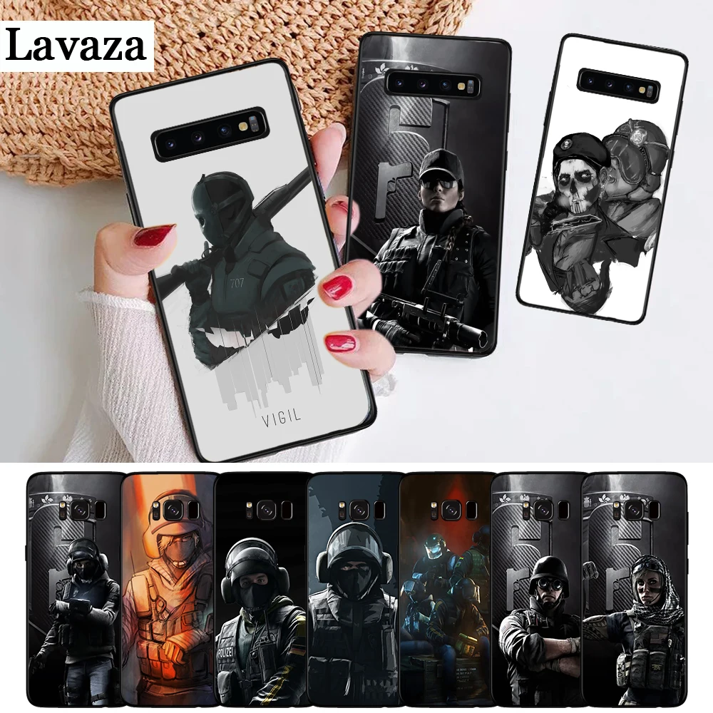 

Lavaza Voltron Rainbow Six Siege YuGiOh Silicone Case for Samsung S6 Edge S7 S8 Plus S9 S10 S10e Note 8 9 M10 M20 M30