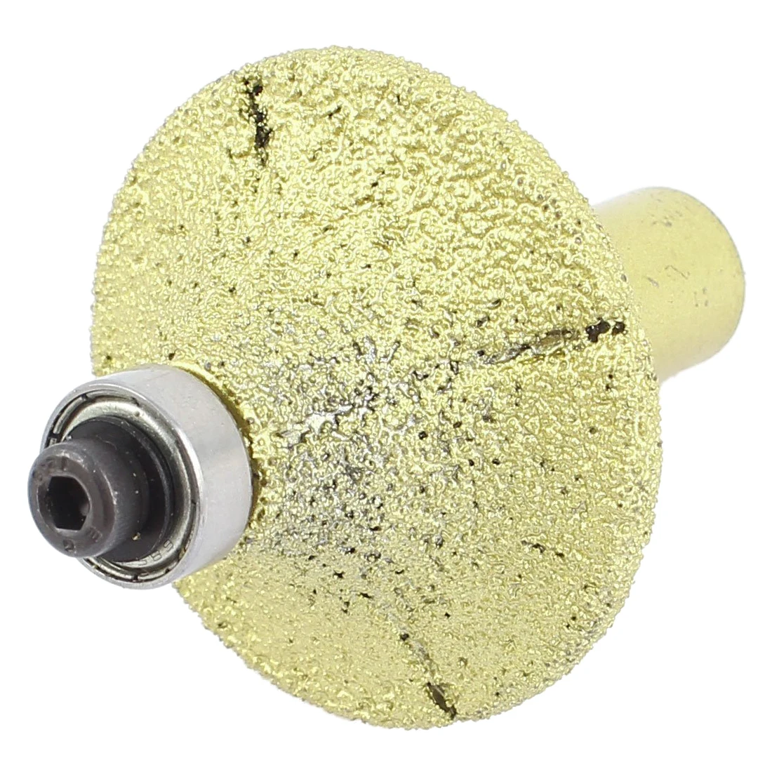 

LIXF-Gold Tone 44mm Dia Bullnose metal Profile Router Bit for Marble