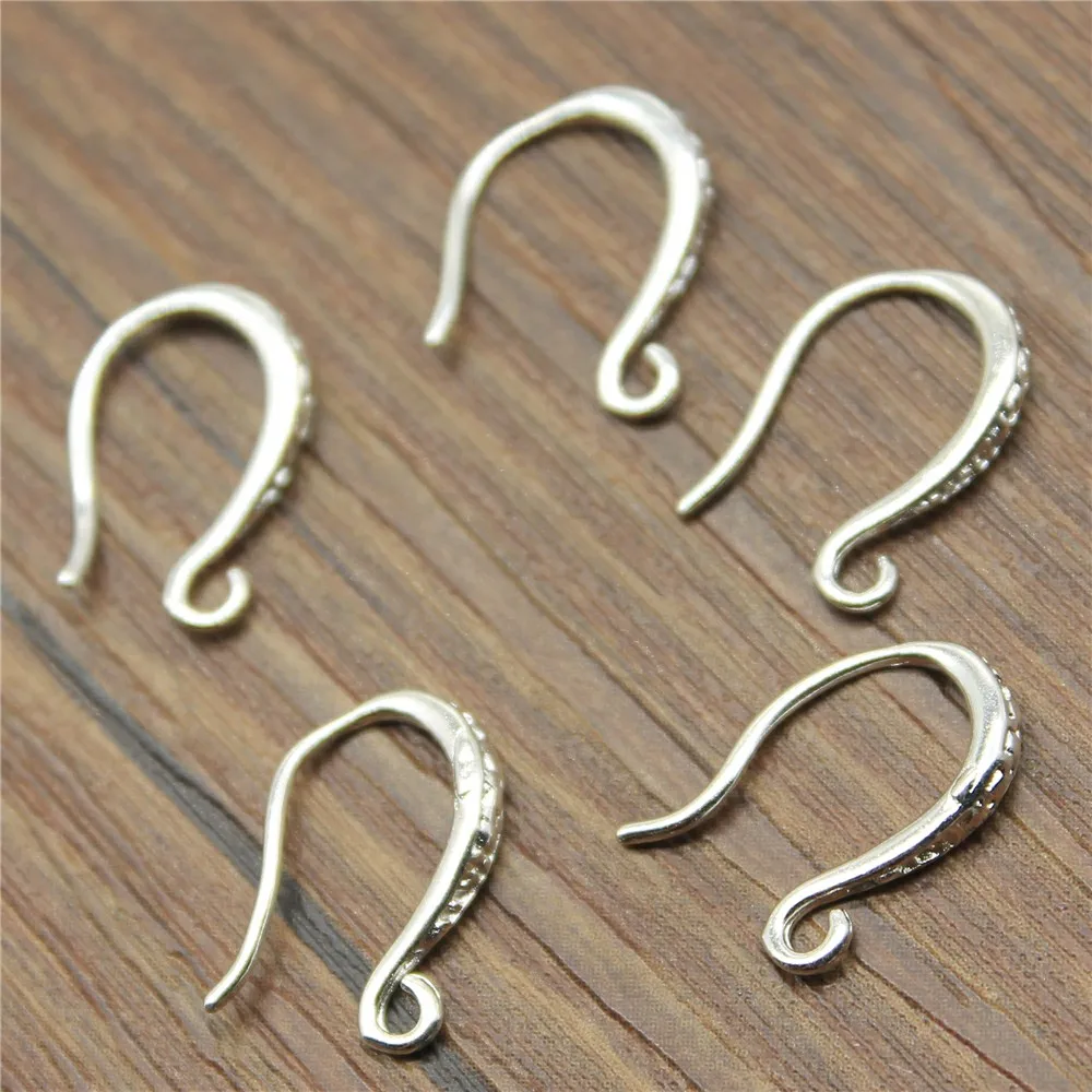 

3 Colors 15x10mm Earrings Hooks Copper Material Earring Findings For DIY Earring Making For Jewelry Making 20pcs/lot
