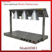 DR3/DR4 electric counter top food warmer heating lamp for buffet and restaurant