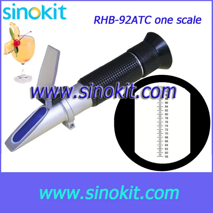 Профессиональный черный захват 58~ 92% БРИКС рефрактометр-RHB-92 одной шкалой УВД без калибровки масла