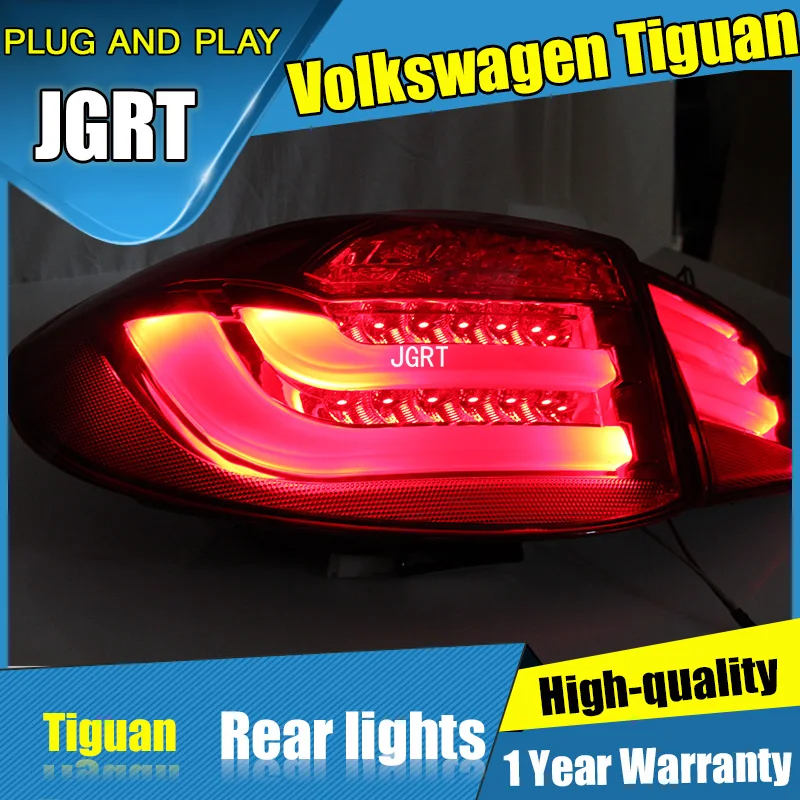 4PCS Car Styling for VW Tiguan Taillights 2010 2012 for Tiguan LED Tail
