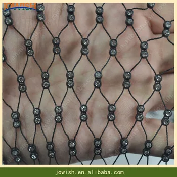 

10yards Non Hotfix Glass Crystal Clear Rhinestones Chain Trim Bridal Beads Applique Net Strass Crystals Mesh Banding For Cloth