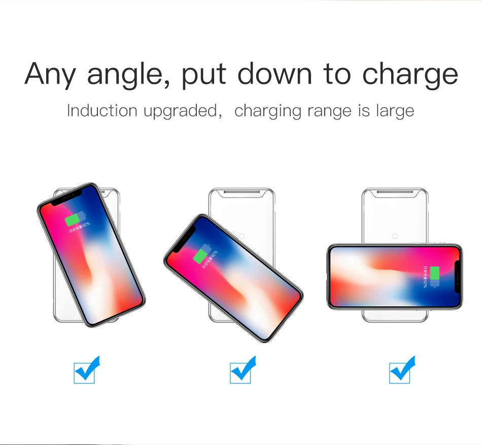 Baseus Qi 10 Вт 3 катушки Беспроводное зарядное устройство Быстрая зарядка зарядное устройство для iPhone X samsung Galaxy S9 мобильный телефон зарядное устройство держатель для телефона
