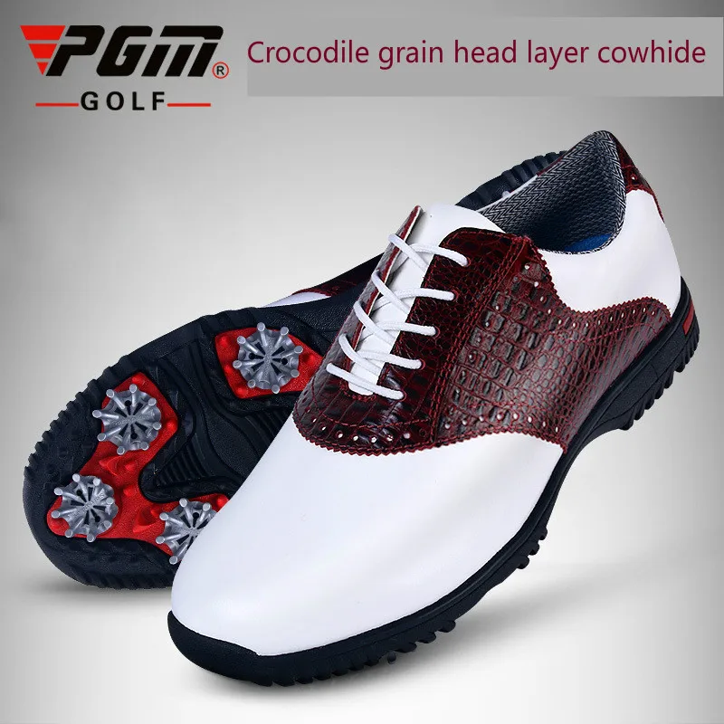 

Men Golf Shoes Genuine Leather Breathable Ultra Light Brown Waterproof Sneakers Sport Golf Shoes Mens Zapatos Charol Hombre