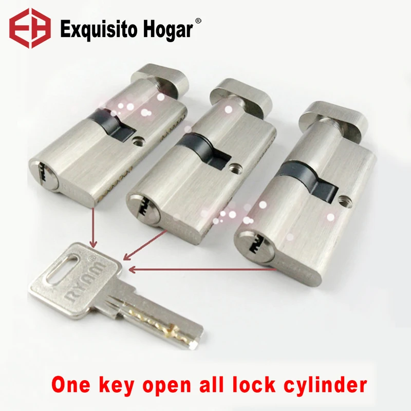 Management Open All Same Keys 60 70 80 90mm Cylinder Door Hardware