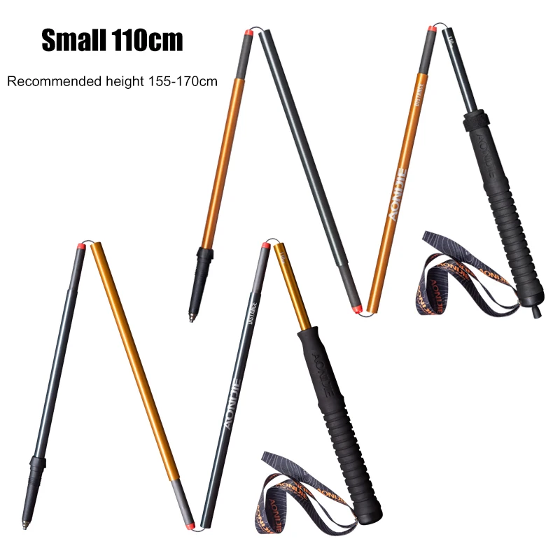 

1 Pair Walking Stick 4 Joints Folding Carbon Fiber Cane Outdoor Climbing Accessories