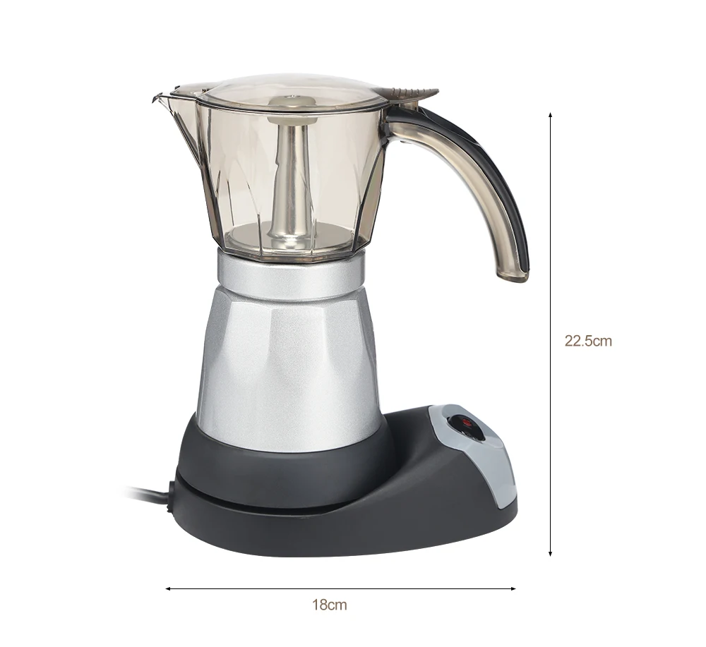 Электрическая кофеварка для эспрессо Moka coffee Percolators, Итальянская Кофеварка Mocha, 220 V-240 V, фильтр для плиты, Перколятор, кофейник