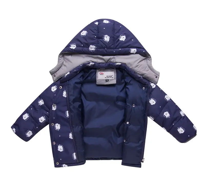 Г. Зимняя куртка детские пуховики для девочек и мальчиков, зимний комбинезон Детская верхняя одежда парка для маленьких девочек, комбинезон единорог, пальто, штаны