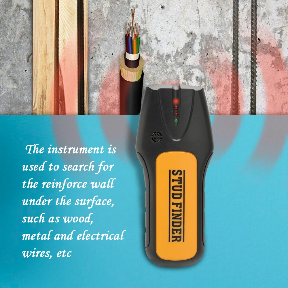 

TS78B 3 in 1 Metal Detector Wood Stud Finder Electronic Wire Sensor Cable Scanner Wall Detects Detector