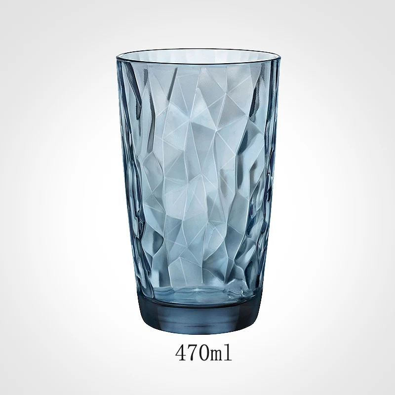 Gobelet à eau en verre européen sans plomb, original, transparent, verres à  pied, jus ménagers, cliquets