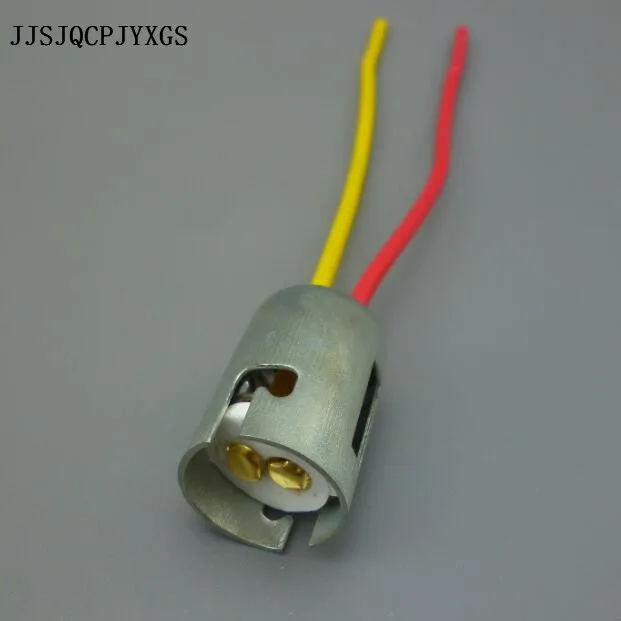 JJSJQCPJYXGS 100 шт. пластиковый разъем BA15D держатель лампы | Автомобили и мотоциклы