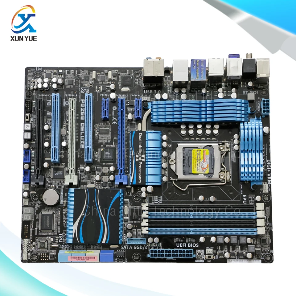 

For Asus P8Z68 DELUXE Original Used Desktop Motherboard For Intel Z68 Socket LGA 1155 For i3 i5 i7 DDR3 32G SATA3 USB3.0 ATX