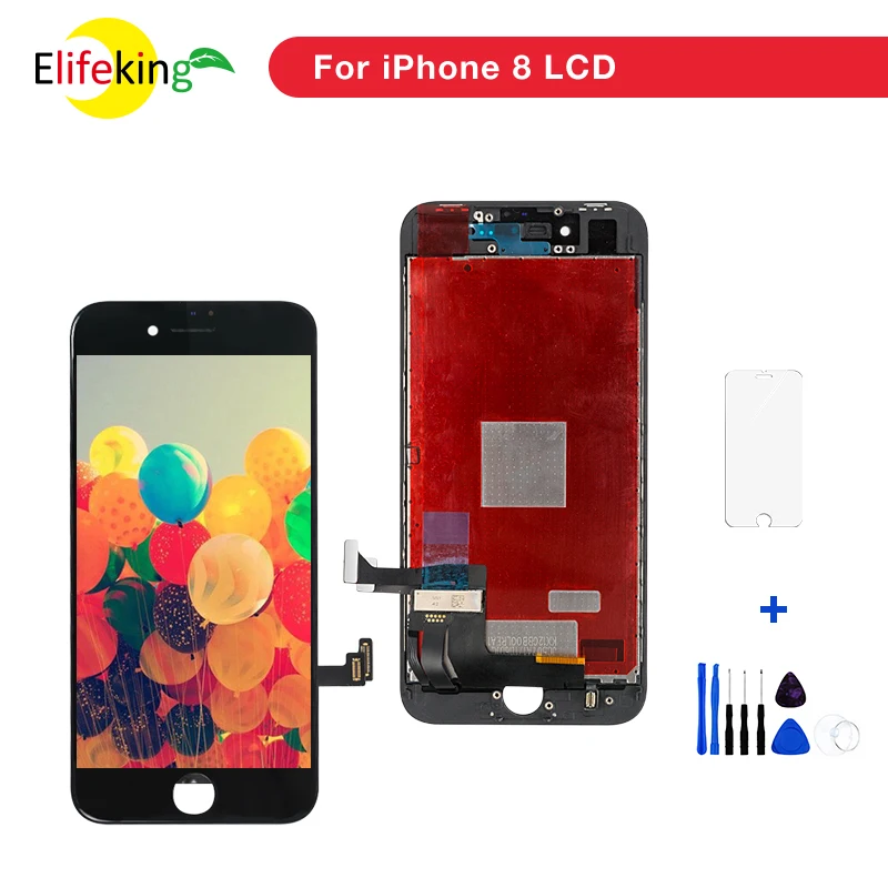Стеклянная панель дисплея OEM 3 шт./лот для iphone 8 ЖК экран с сенсорным экраном в