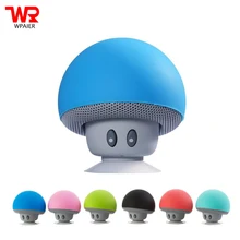 WPAIER Cartoon Mushroom Wireless Bluetooth font b speaker b font waterproof sucker mini bluetooth font b