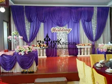 New Designs Wedding Backdrop CurtainWedding Drape Free Shipping
