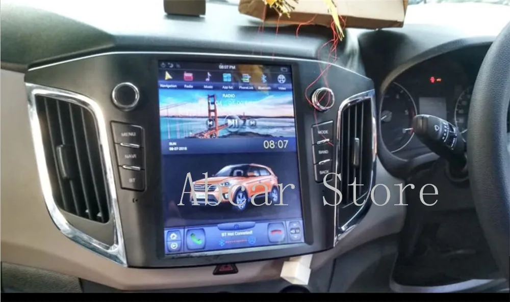 10,4 ''Tesla стиль Android 8,1 автомобильный dvd-плеер gps навигация для HYUNDAI IX25 CRETA- стерео радио головных устройств ips px6