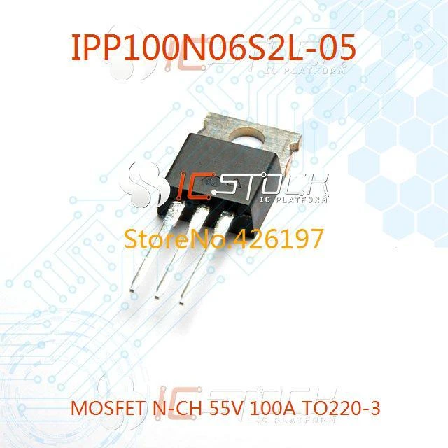 5pcs/lot IPP100N10S3-05 MOSFET N-CH 100V 100A TO220-3 5pcs/lot IPP100N10S3-05 MOSFET N-CH 100V 100A TO220-3
