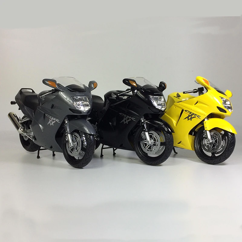 1:12 Honda Игрушечная модель мотоцикла HONDA CBR 1100XX супер черный дрозд модель мотоцикла