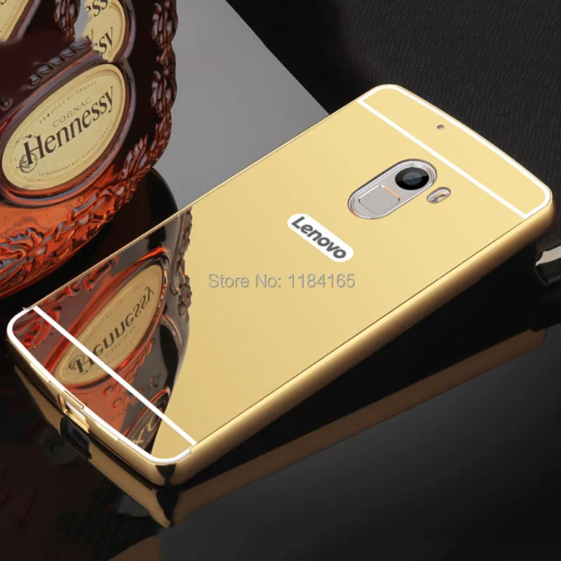 LEN-1415_7_Luxury Ultra Light Metal Case with Aluminum Alloy Frame Mirror Back Cover Durable Shell for Lenovo X3 Lite K4 Note A7010