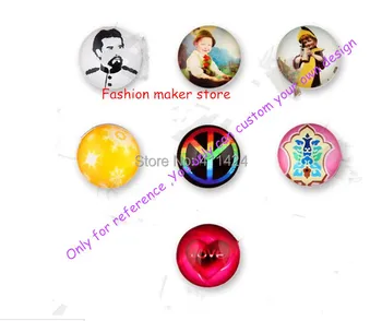 

2015 hot sale DIY CUSTOMIZED LOGO metal snap button set= prong+socket+stud+cap press snap button fastener Print Custom