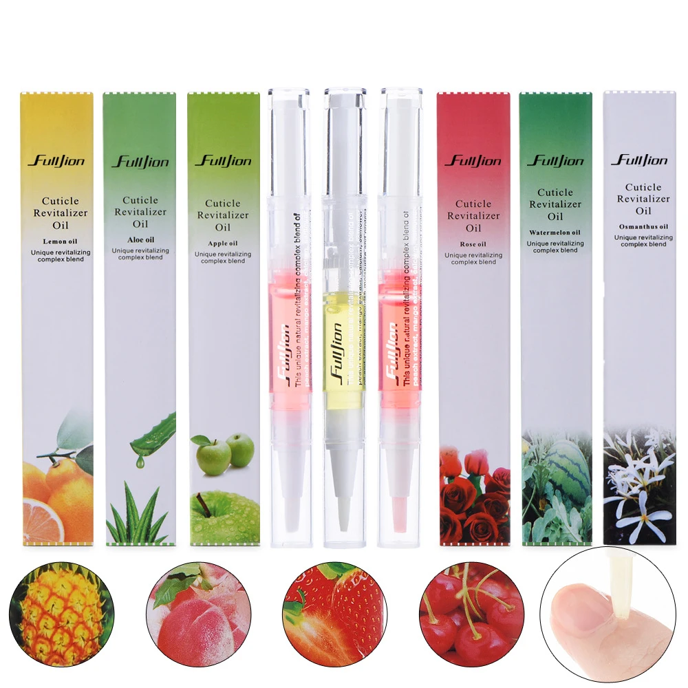 

5ml fruity Flavor Cuticle Revitalizer Oil Nail Art Treatment For Manicure Oil Pen liquid repair Nutritious Nail Care TSLM2