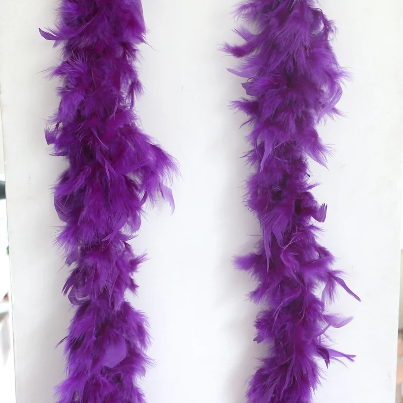 5pcs/lot light purple/lavender Turkey Feather Boa Turkey Feather Strip