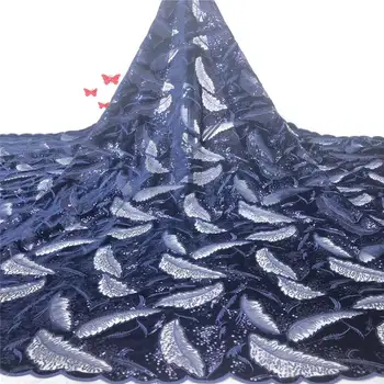 

African Lace Fabric 2019 white peach Fabric High Quality Beaded Lace Fabric African French Tulle Lace For Wedding Gray