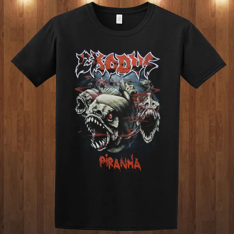 Повседневное футболка новинка футболка Exodus футболка трэш S M L XL 2XL 3XL Стив Соуза Zetro короткие Для мужчин Экипаж шеи Рождественская футболка