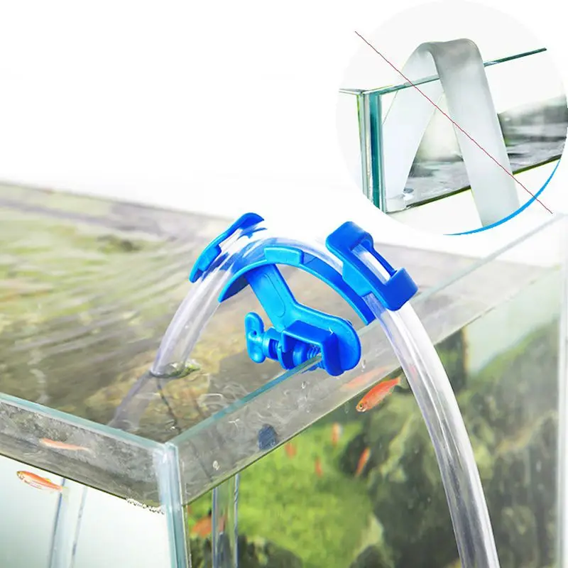 Аквариумная водопроводная труба с фиксатором, держатель шланга для аквариума, аксессуары для аквариума