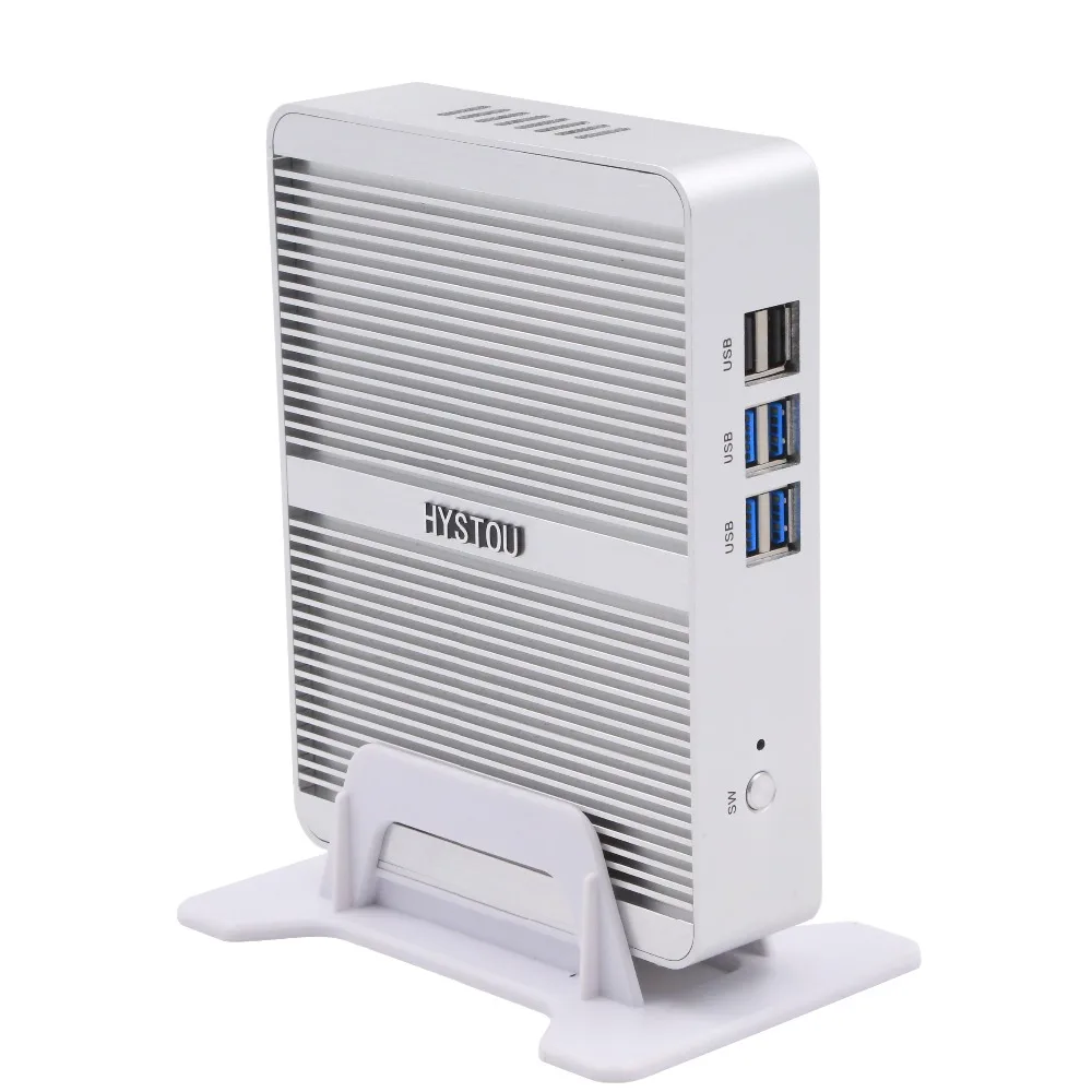HYSTOU Intel NUC i5 7200U 5200U безвентиляторный мини ПК Windows 10 X86 i3 6006U 7100U маленький настольный