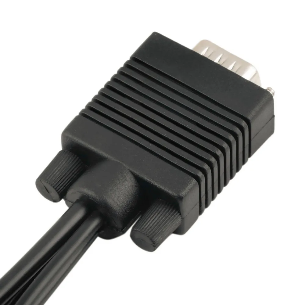 Hdmi к vga VGA SVGA к S-VIDEO 3 RCA Женский конвертер Кабель VGA к видео ТВ выход S-Video AV адаптер без hdmi сплиттера