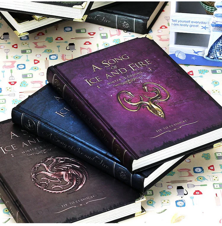 Записная книжка "Игра престолов", записная книжка "Песнь Льда и Огня", размер А5, офисные канцелярские принадлежности, Офисная записная книжка для студентов