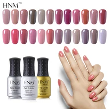 HNM элегантный Гель-лак для ногтей, 8 мл, телесного цвета, Гибридный Гель-лак для ногтей, УФ светодиодный лак, Полупостоянный лак