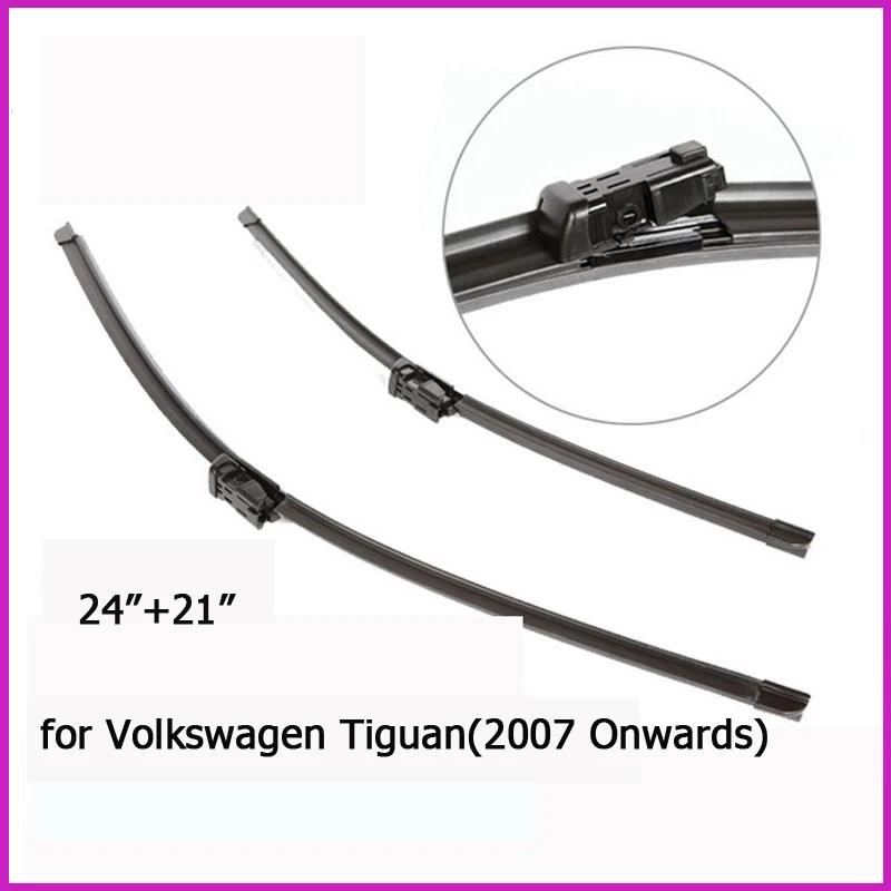Car windshield wiper blades for Volkswagen Tiguan(2007 Onwards), 24"+21