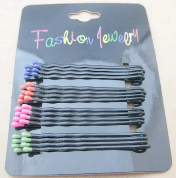 

60mm long Black color metal hairpins 64pcs hair accessories women/girls makeup