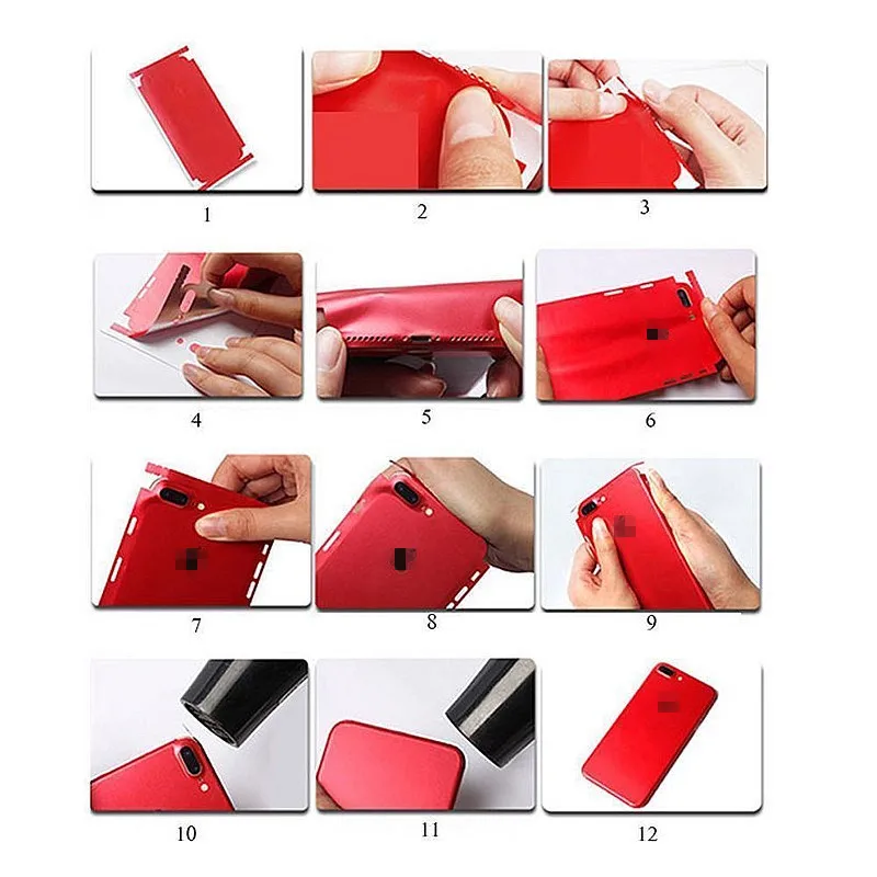 HN Phone Case For iPhone 7 8 Plus Shell Pattern Cases For iPhone5 5S SE 8 7 6 6S Plus X Cover Ice Film Sticker for iPhone case
