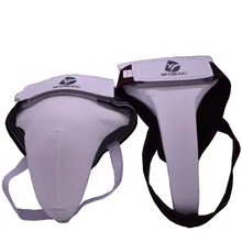 Горячие мужские/женские тхэквондо паха охранники карате кикбоксинг боевые искусства тренировочные чашки промежность протектор для мужчин женщин белый