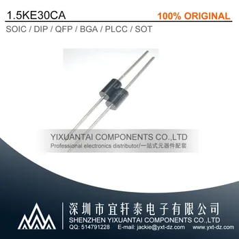 

50psc/lot 100pcs/lot 500pcs/lot Free Shipping! 100% New Original 1.5KE30CA 1.5KE30 1500Watt TVS Diode DO-201AD