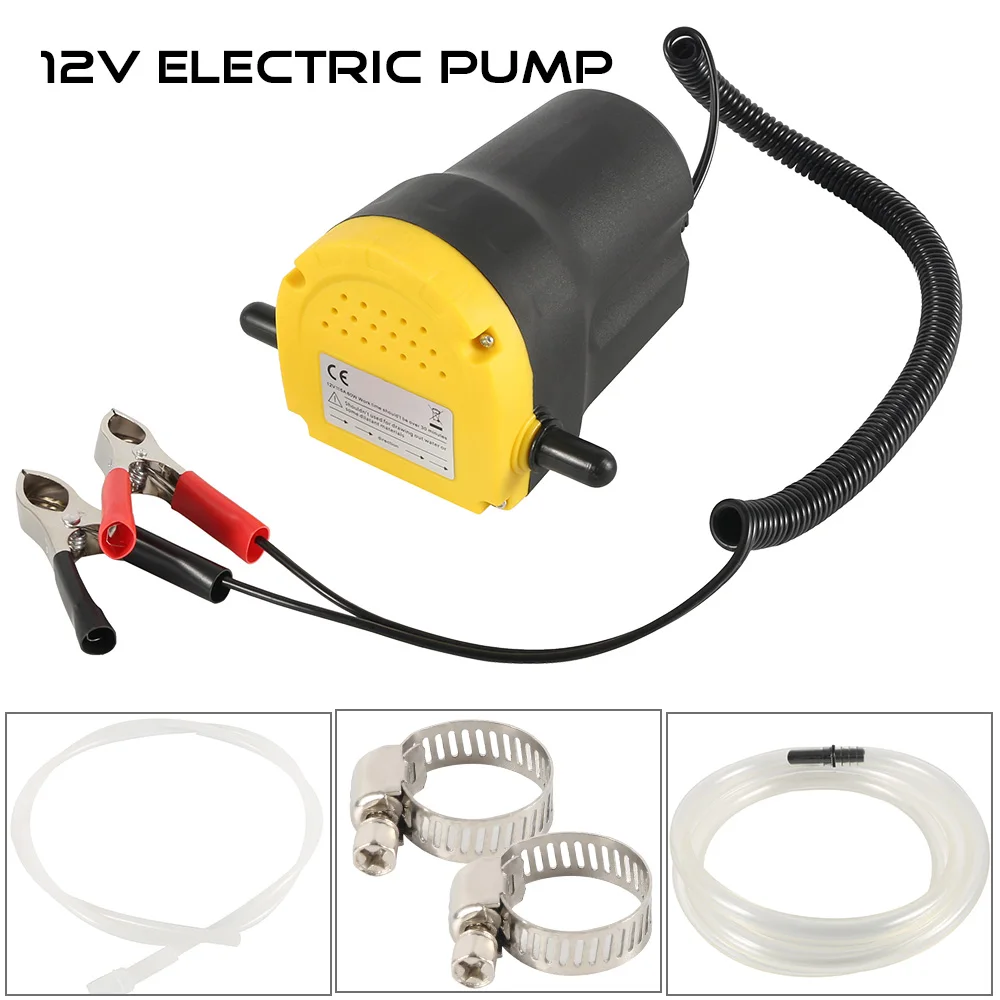 

Car Engine Oil Pump 12V Electric Oil/Diesel Fluid Sump Extractor Scavenge Exchange Fuel Transfer Suction Pump,Boat Motorbike